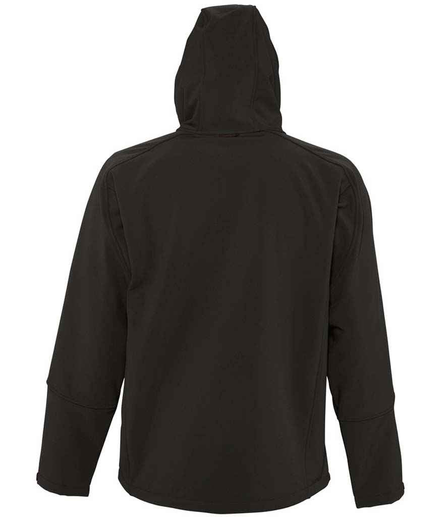 SOL'S Replay Hooded Soft Shell Jacket | Black