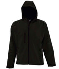 SOL'S Replay Hooded Soft Shell Jacket | Black
