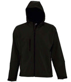 SOL'S Replay Hooded Soft Shell Jacket | Black