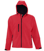 SOL'S Replay Hooded Soft Shell Jacket | Pepper Red