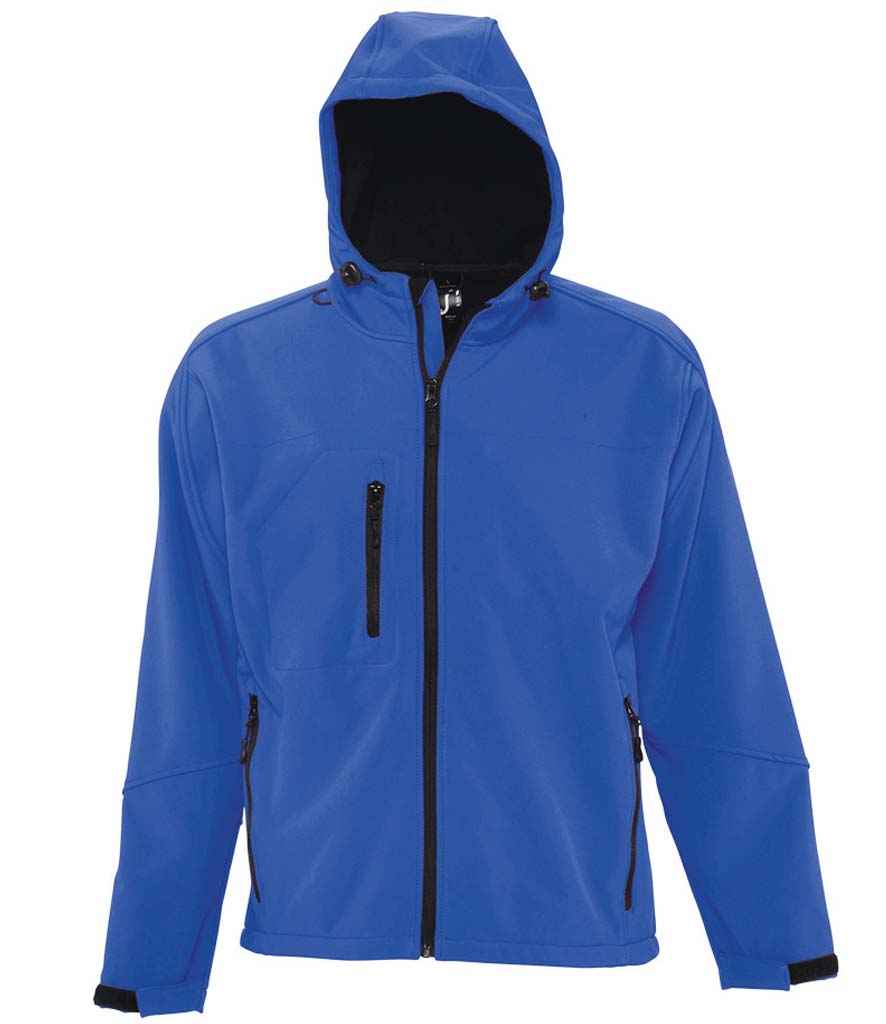 SOL'S Replay Hooded Soft Shell Jacket | Royal Blue