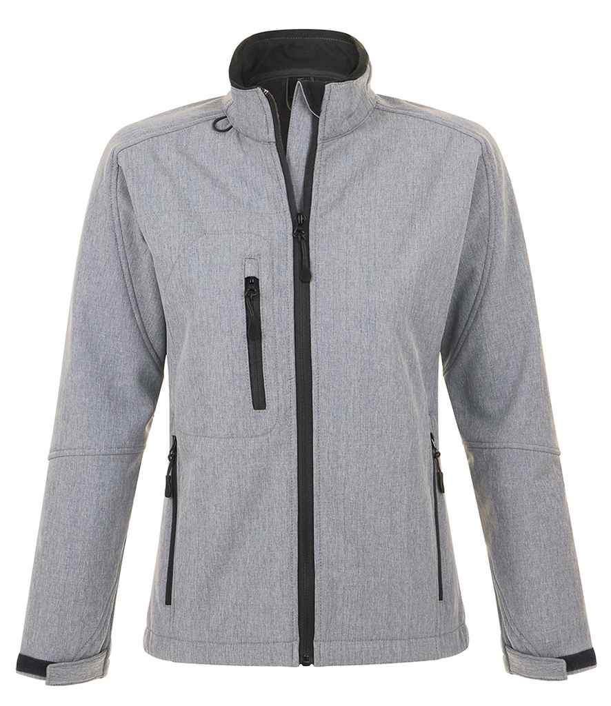SOL'S Ladies Roxy Soft Shell Jacket | Grey Marl