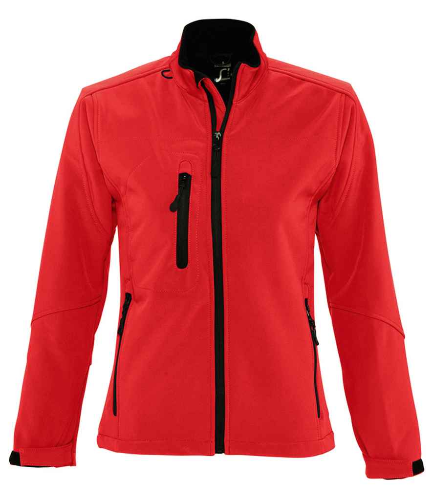 SOL'S Ladies Roxy Soft Shell Jacket | Red