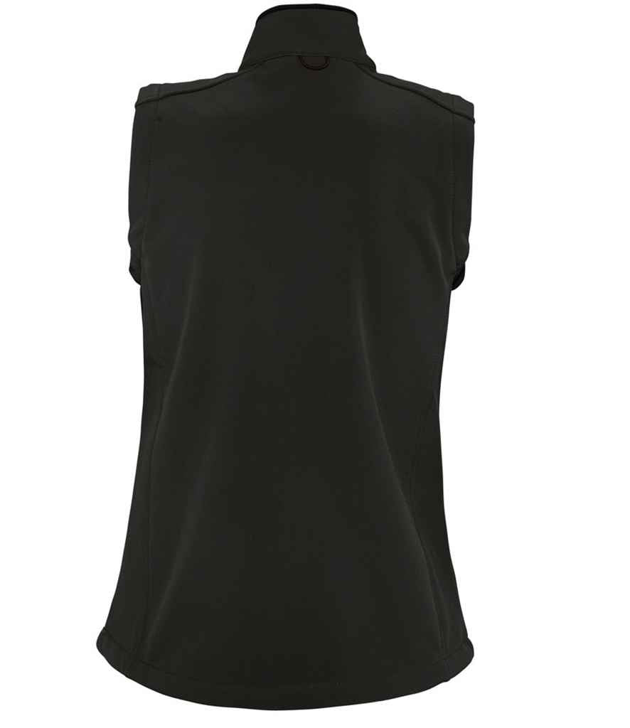 SOL'S Ladies Rallye Soft Shell Bodywarmer | Black