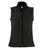 SOL'S Ladies Rallye Soft Shell Bodywarmer | Black