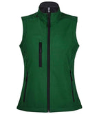 SOL'S Ladies Rallye Soft Shell Bodywarmer | Bottle Green