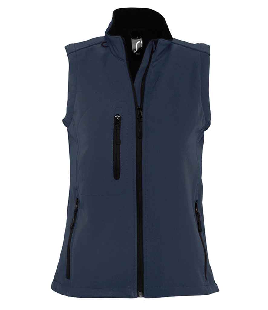 SOL'S Ladies Rallye Soft Shell Bodywarmer | French Navy