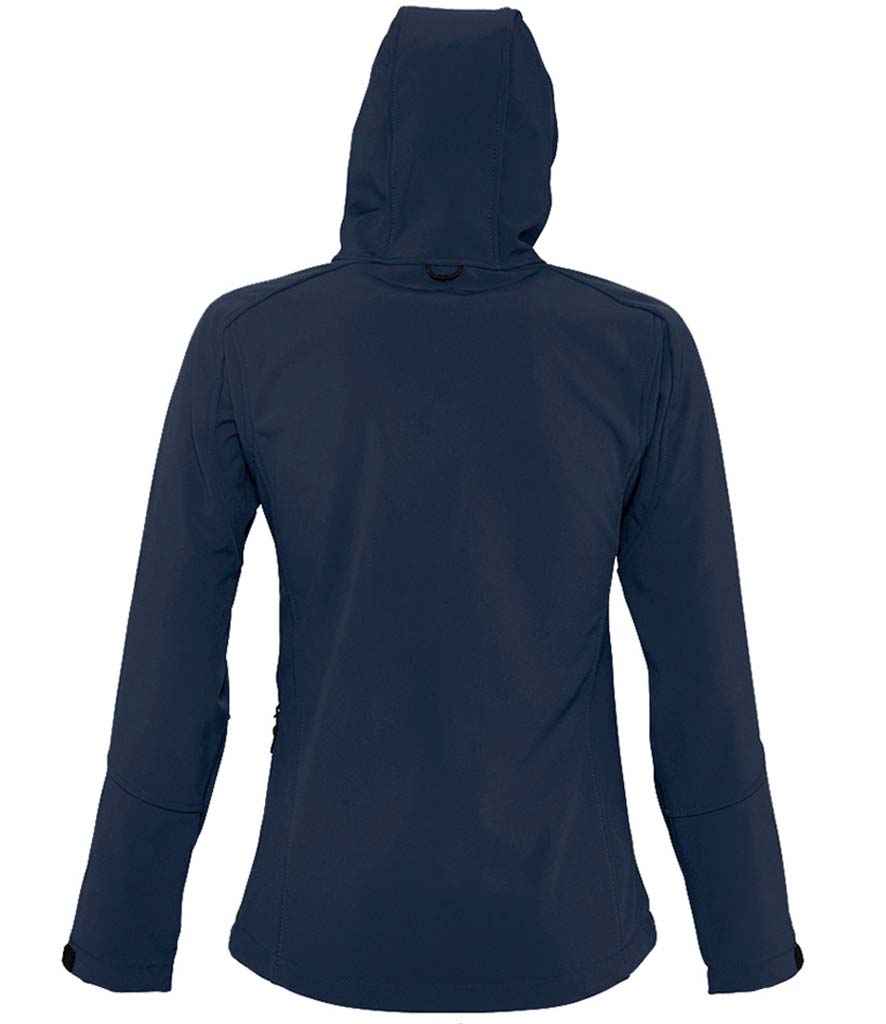 SOL'S Ladies Replay Hooded Soft Shell Jacket | French Navy