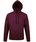 SOL'S Unisex Snake Hooded Sweatshirt | Burgundy