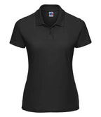 Russell Ladies Classic Poly/Cotton Piqué Polo Shirt | Black