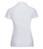 Russell Ladies Classic Poly/Cotton Piqué Polo Shirt | White
