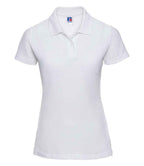 Russell Ladies Classic Poly/Cotton Piqué Polo Shirt | White