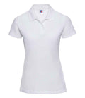 Russell Ladies Classic Poly/Cotton Piqué Polo Shirt | White