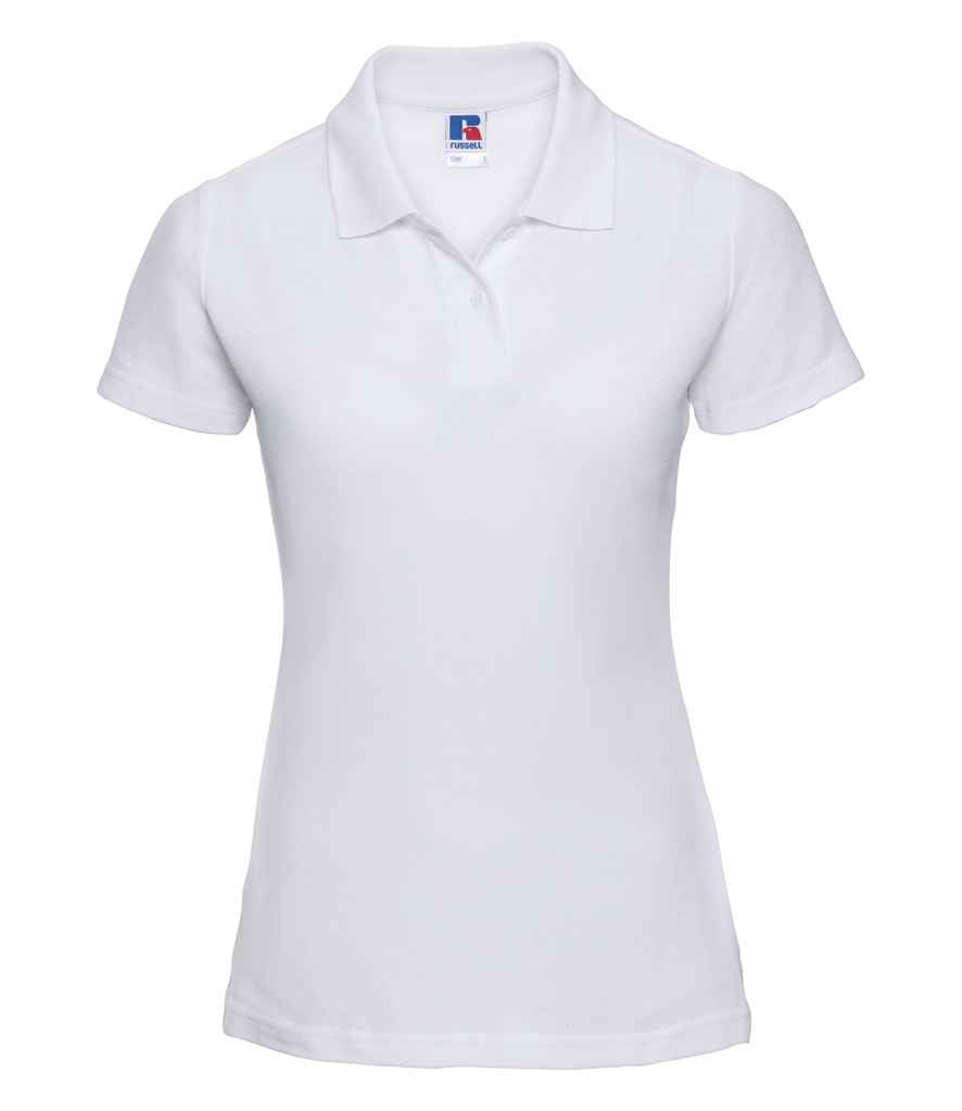 Russell Ladies Classic Poly/Cotton Piqué Polo Shirt | White