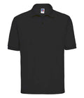 Russell Poly/Cotton Piqué Polo Shirt | Black