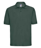 Russell Poly/Cotton Piqué Polo Shirt | Bottle Green
