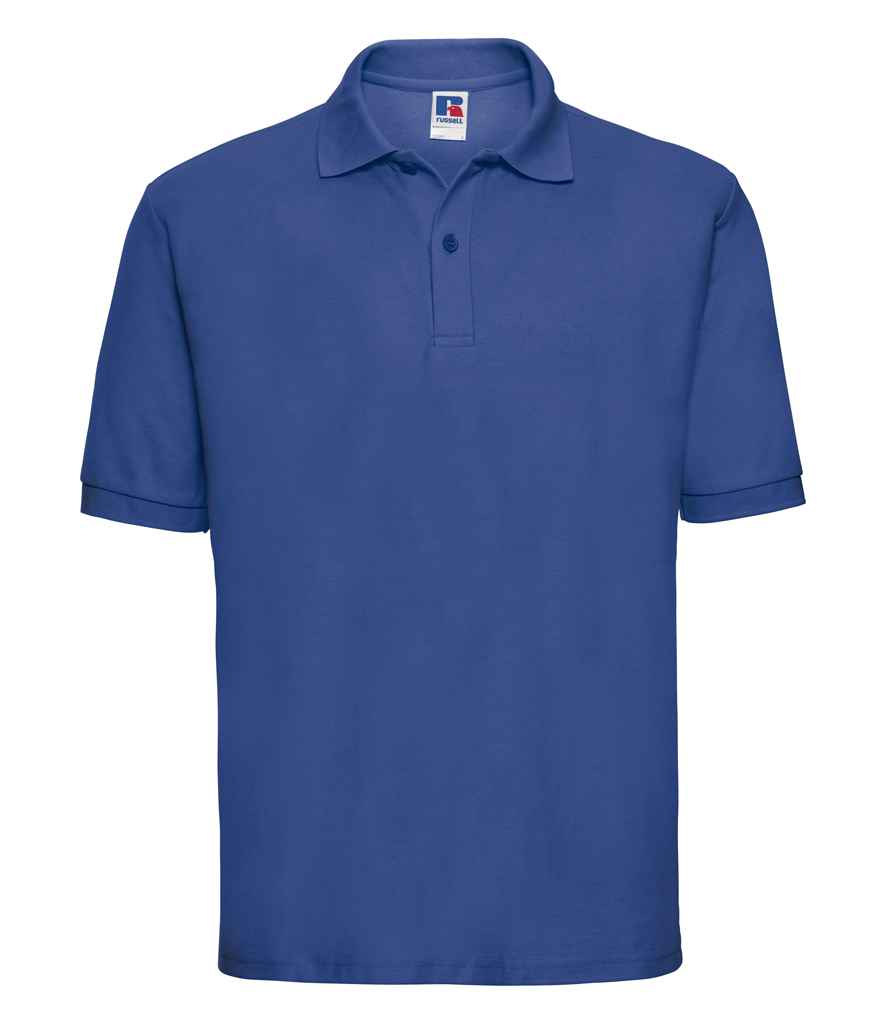 Russell Poly/Cotton Piqué Polo Shirt | Bright Royal