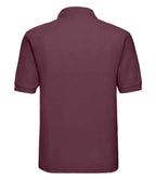 Russell Poly/Cotton Piqué Polo Shirt | Burgundy