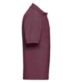 Russell Poly/Cotton Piqué Polo Shirt | Burgundy