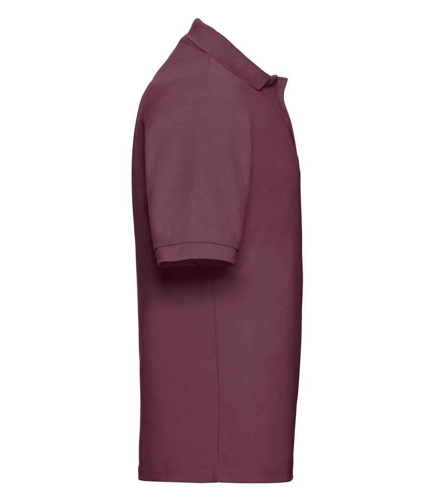 Russell Poly/Cotton Piqué Polo Shirt | Burgundy