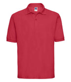 Russell Poly/Cotton Piqué Polo Shirt | Classic Red