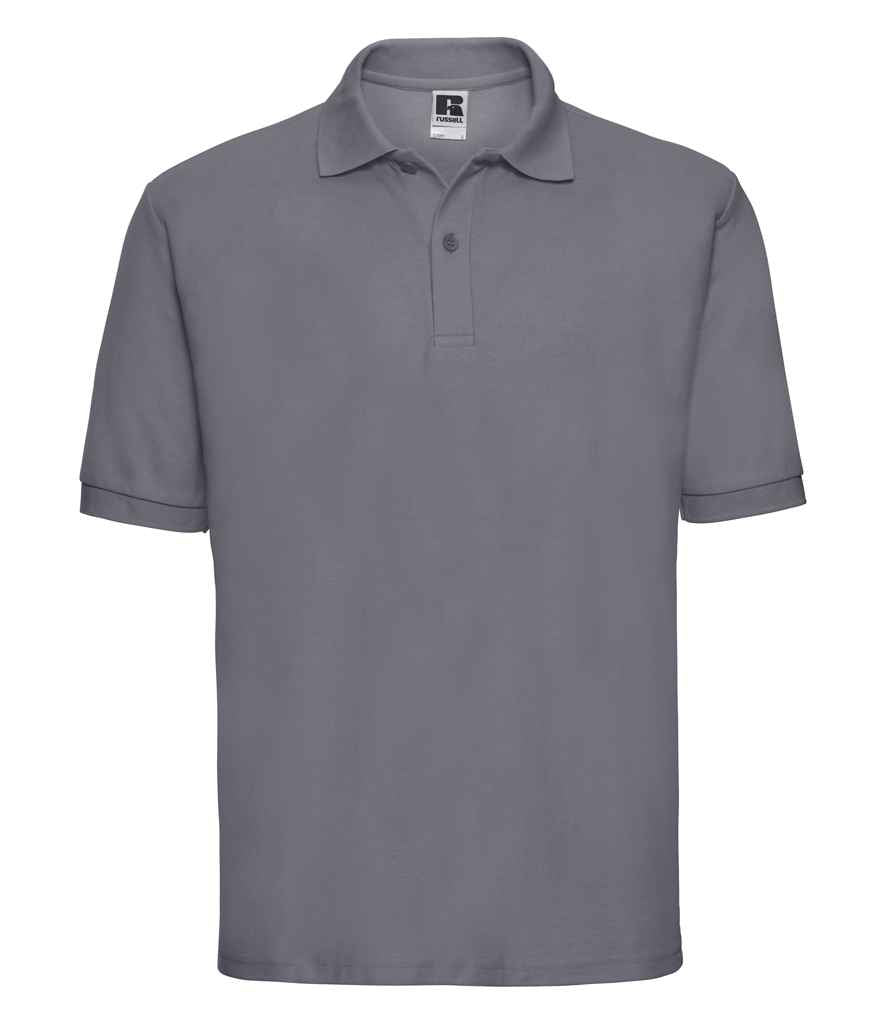 Russell Poly/Cotton Piqué Polo Shirt | Convoy Grey
