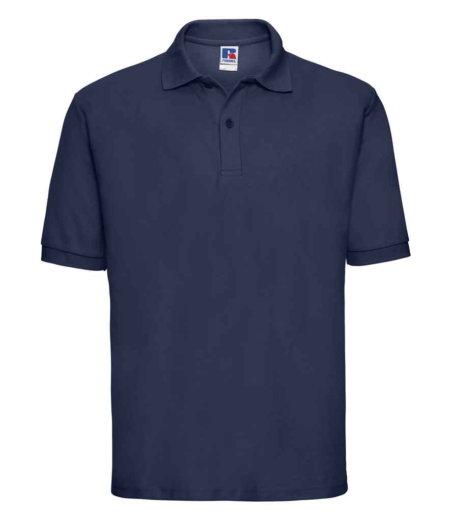Russell Poly/Cotton Piqué Polo Shirt | French Navy