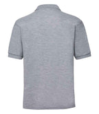 Russell Poly/Cotton Piqué Polo Shirt | Light Oxford