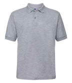 Russell Poly/Cotton Piqué Polo Shirt | Light Oxford