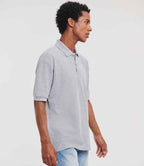 Russell Poly/Cotton Piqué Polo Shirt | Light Oxford