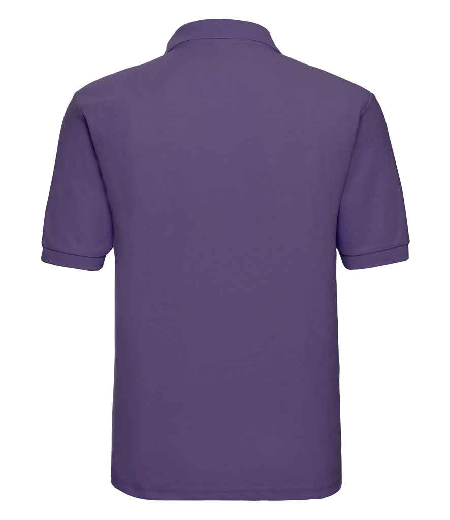 Russell Poly/Cotton Piqué Polo Shirt | Purple