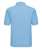 Russell Poly/Cotton Piqué Polo Shirt | Sky Blue