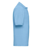 Russell Poly/Cotton Piqué Polo Shirt | Sky Blue