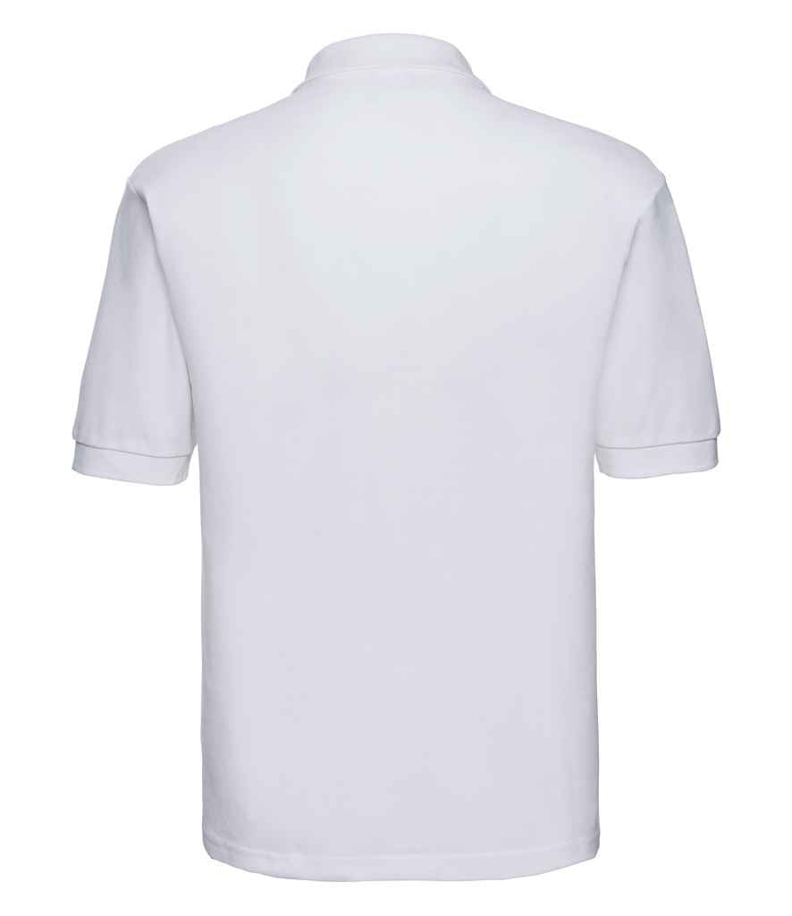 Russell Poly/Cotton Piqué Polo Shirt | White