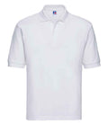 Russell Poly/Cotton Piqué Polo Shirt | White
