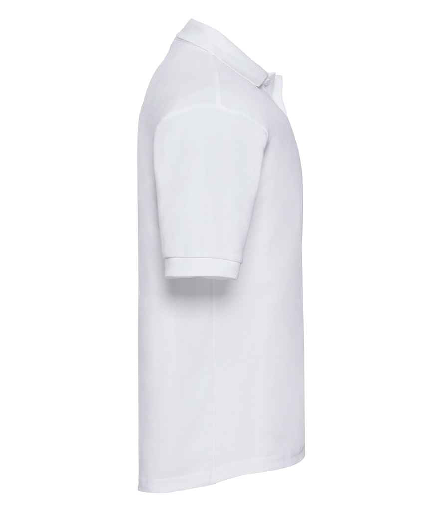Russell Poly/Cotton Piqué Polo Shirt | White
