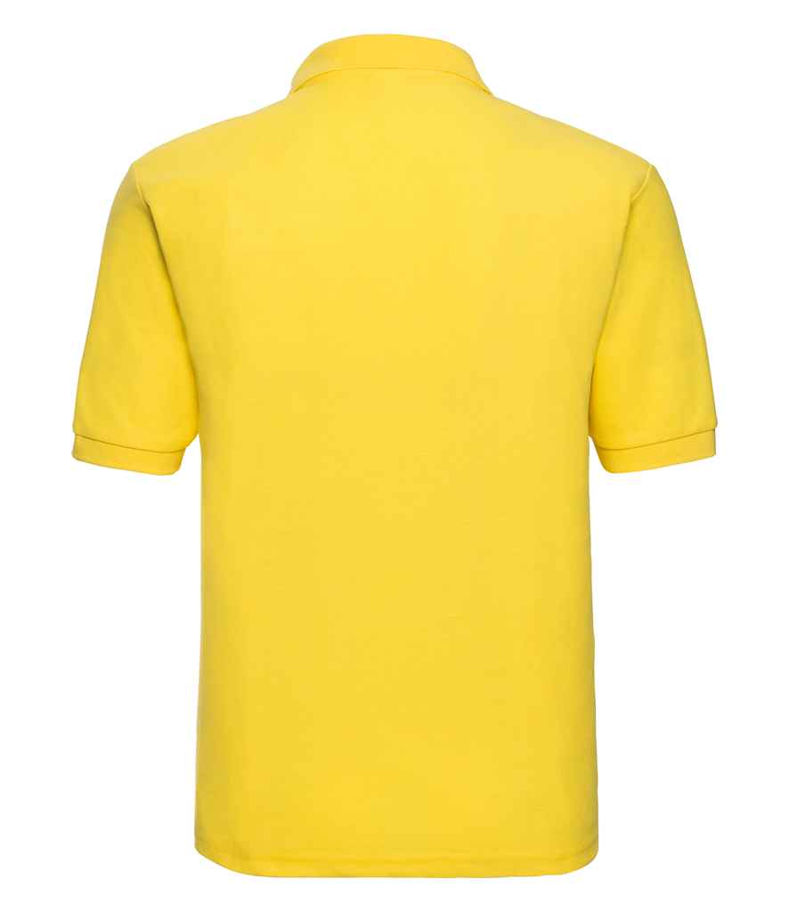 Russell Poly/Cotton Piqué Polo Shirt | Yellow