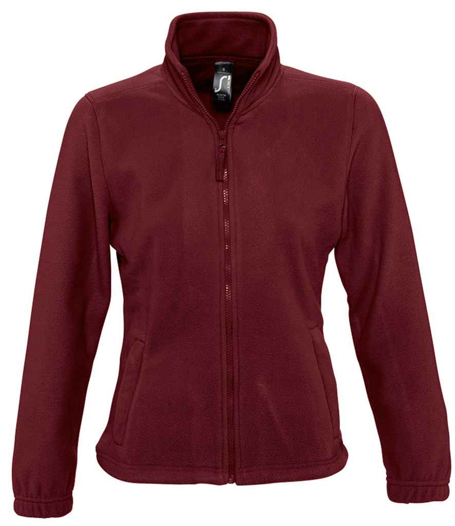 SOL'S Ladies North Fleece Jacket | Burgundy