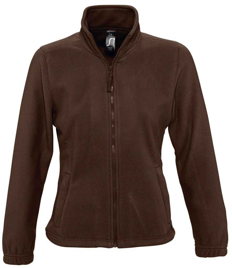 SOL'S Ladies North Fleece Jacket | Dark Chocolate