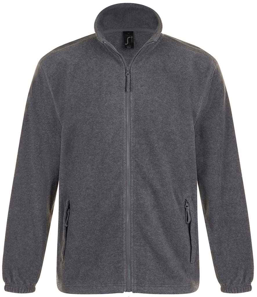 SOL'S North Fleece Jacket | Grey Marl