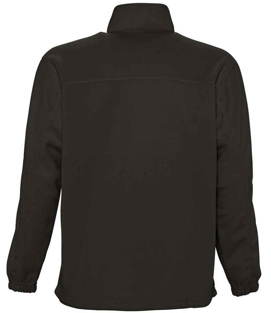 SOL'S Ness Zip Neck Fleece | Black