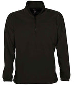 SOL'S Ness Zip Neck Fleece | Black