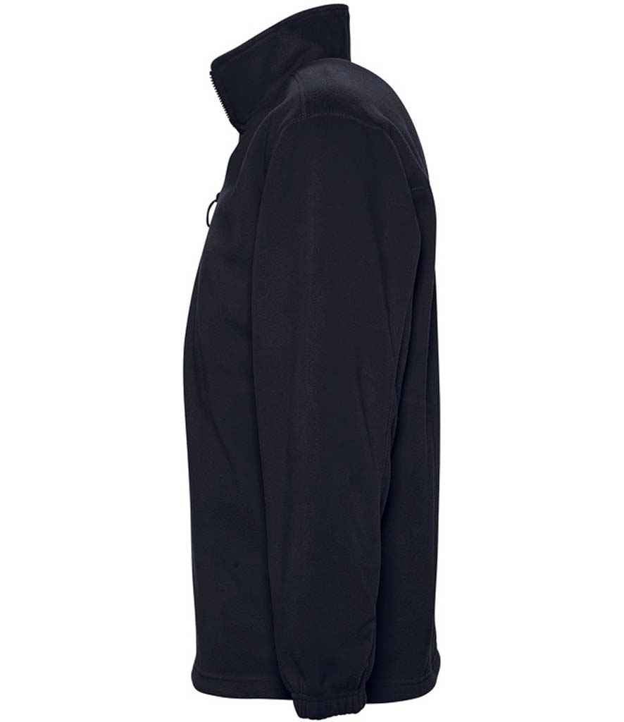 SOL'S Ness Zip Neck Fleece | Black