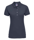 Russell Ladies Stretch Piqué Polo Shirt | French Navy