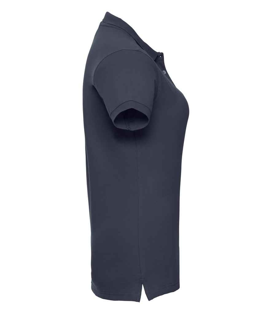 Russell Ladies Stretch Piqué Polo Shirt | French Navy