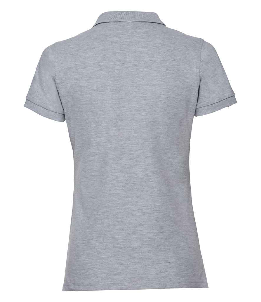 Russell Ladies Stretch Piqué Polo Shirt | Light Oxford