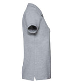 Russell Ladies Stretch Piqué Polo Shirt | Light Oxford
