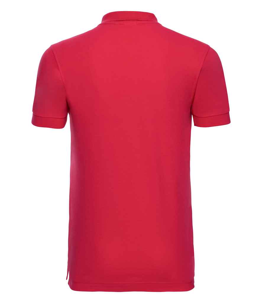 Russell Stretch Piqué Polo Shirt | Classic Red