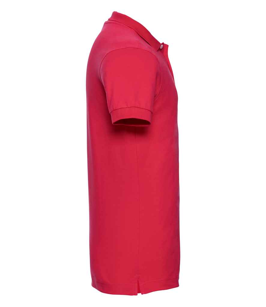 Russell Stretch Piqué Polo Shirt | Classic Red