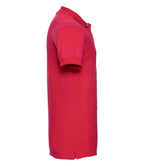 Russell Stretch Piqué Polo Shirt | Classic Red